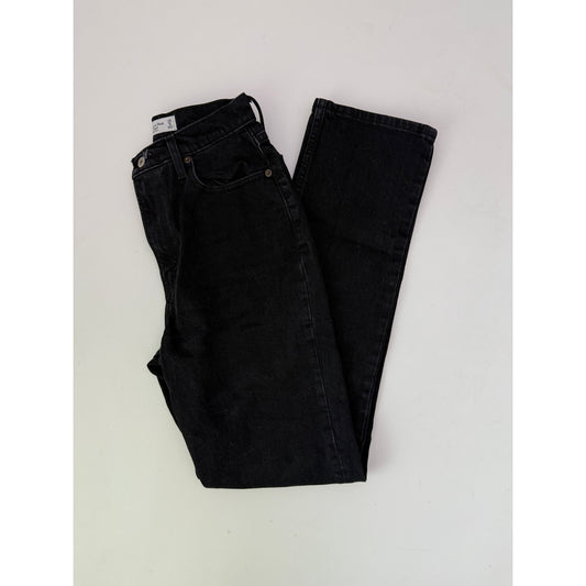 Abercrombie 90's straught ultra high rise jeans - curve love 0/25 LONG