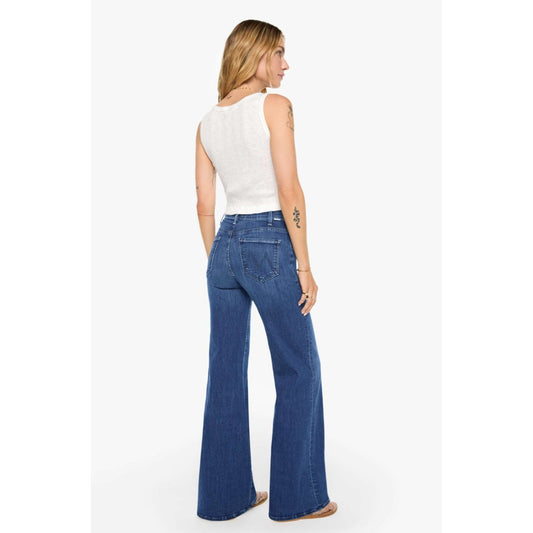 Mother hustler roller sneak jeans - size 28