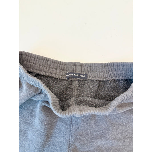 brandy melville grey sweatshorts - one size