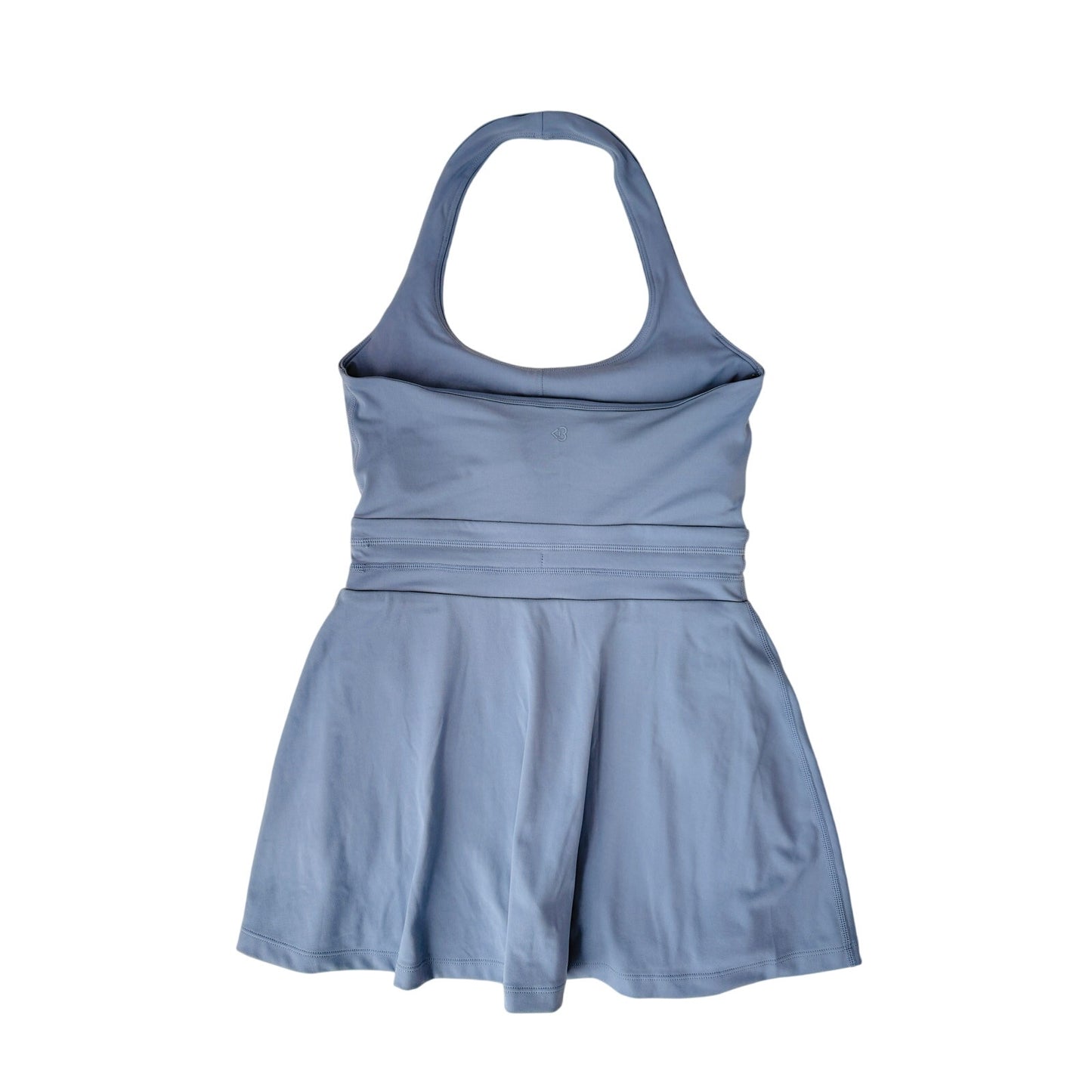 Blogilates blue halter athletic dress - size xsmall