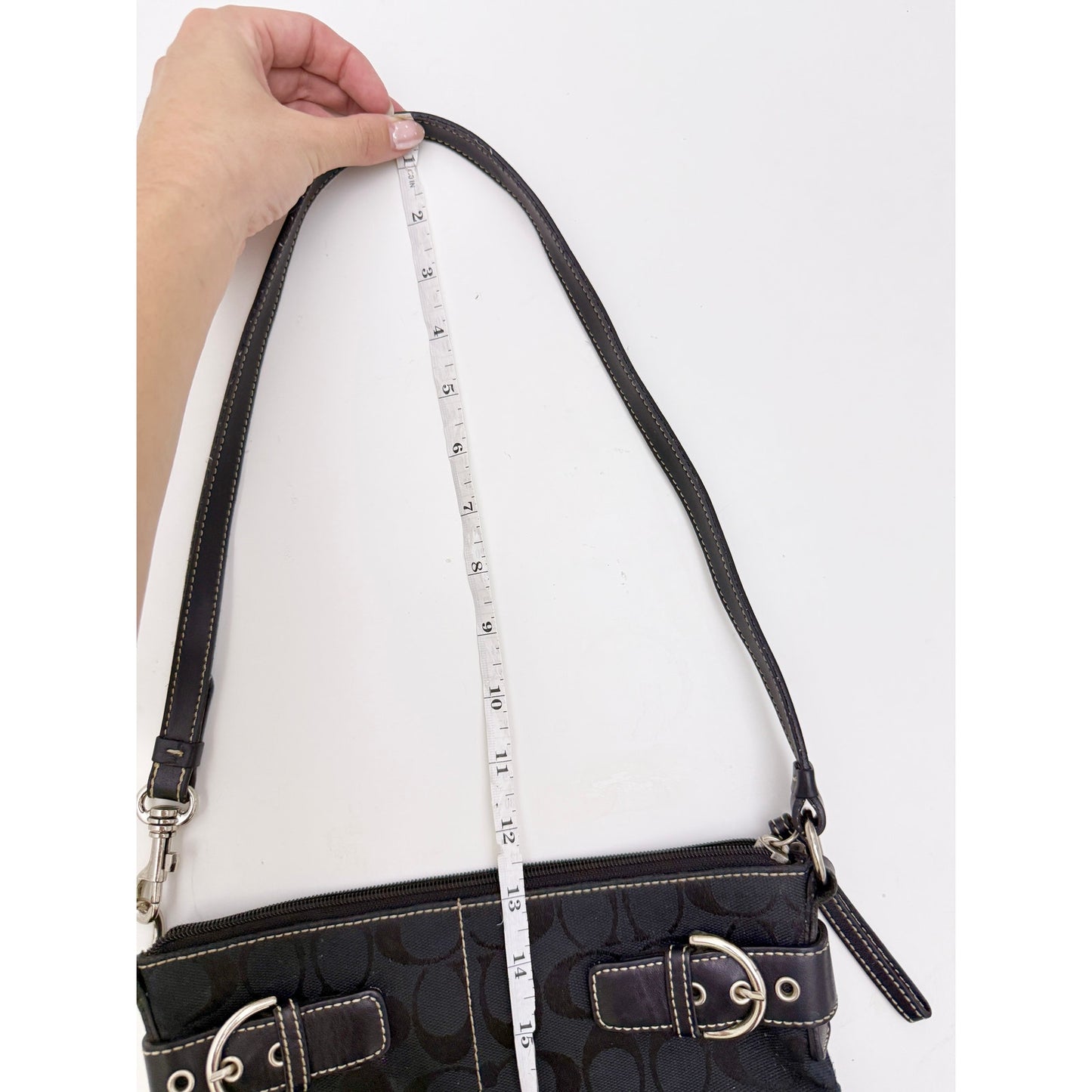 Coach Signature Demi Clutch 5107 in Black