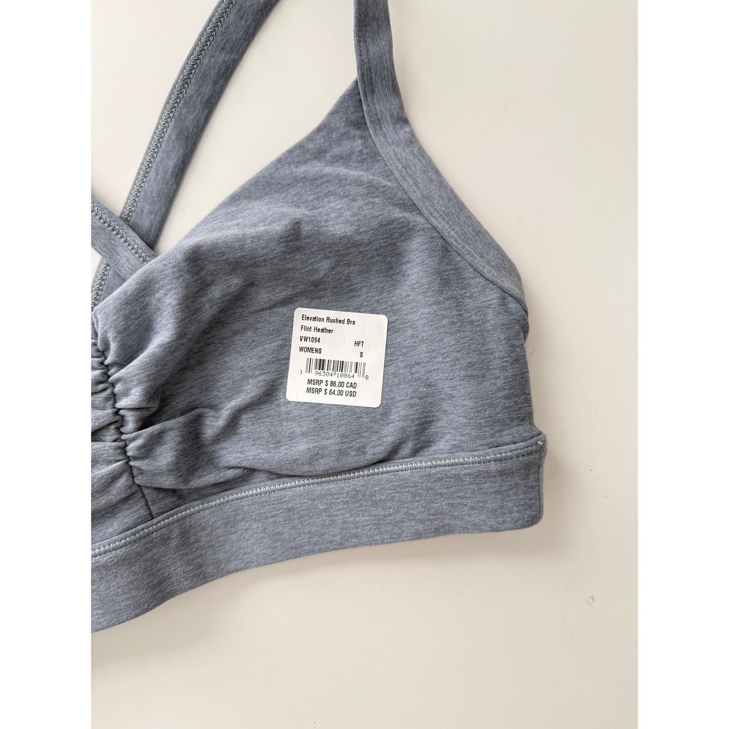 Vuroi elevation ruched bra - size small