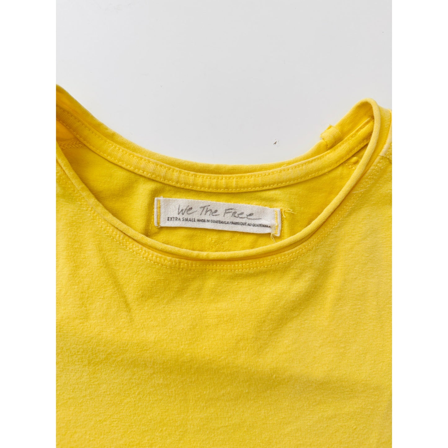 Free People yellow we the free protagonist top - size XS