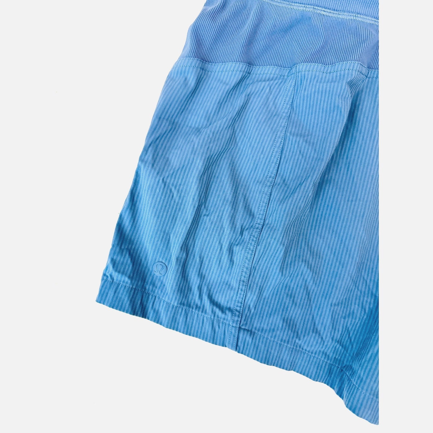 Lululemon high rise dance studio shorts oasis blue - size 8, 3.5" inseam