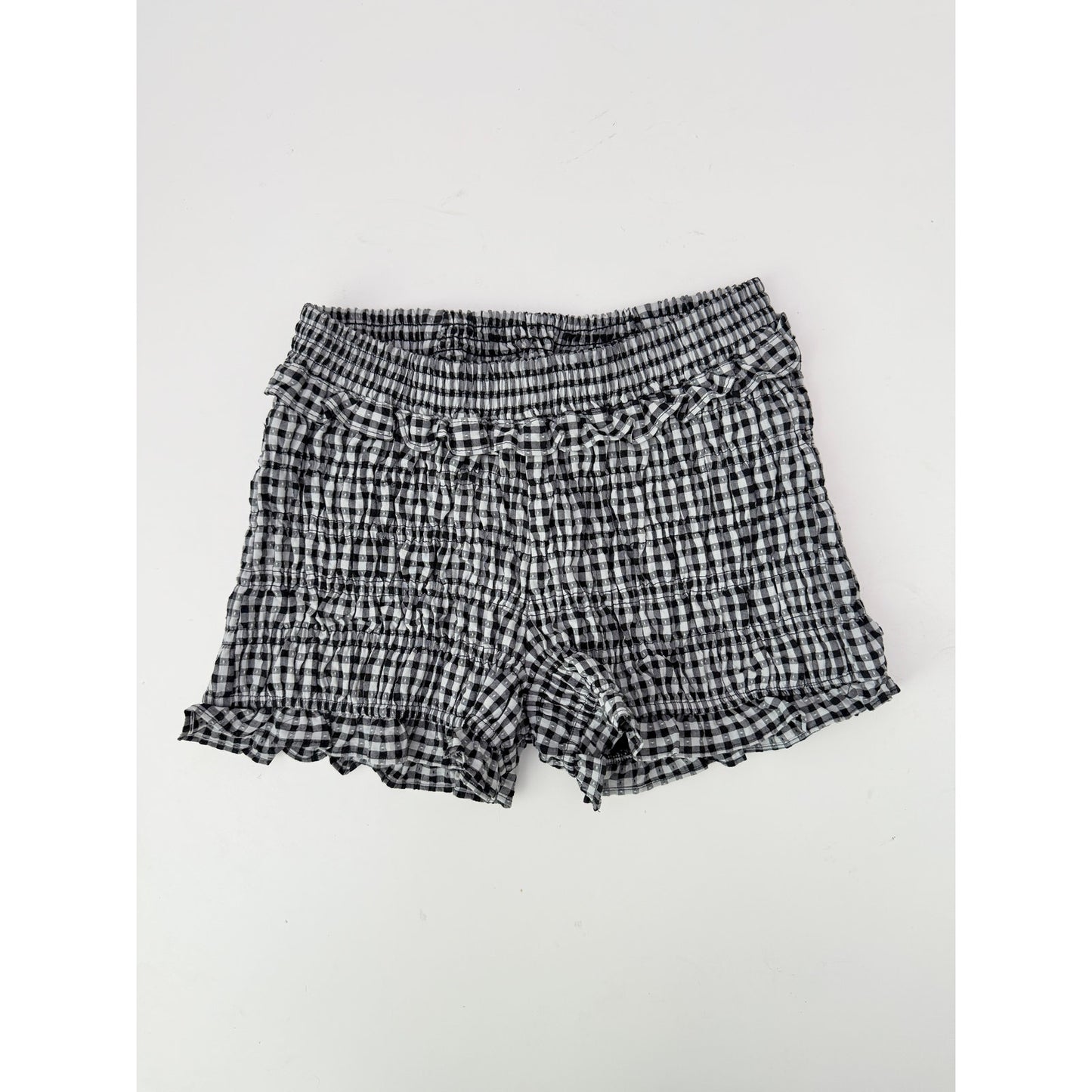 Princess Polly Gingham Ruffle Bloomer Shorts - Size 2