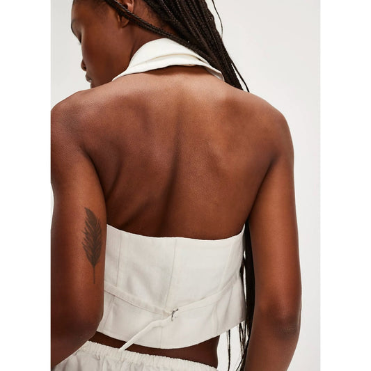 Free People desk to dinner halter vest - size medium