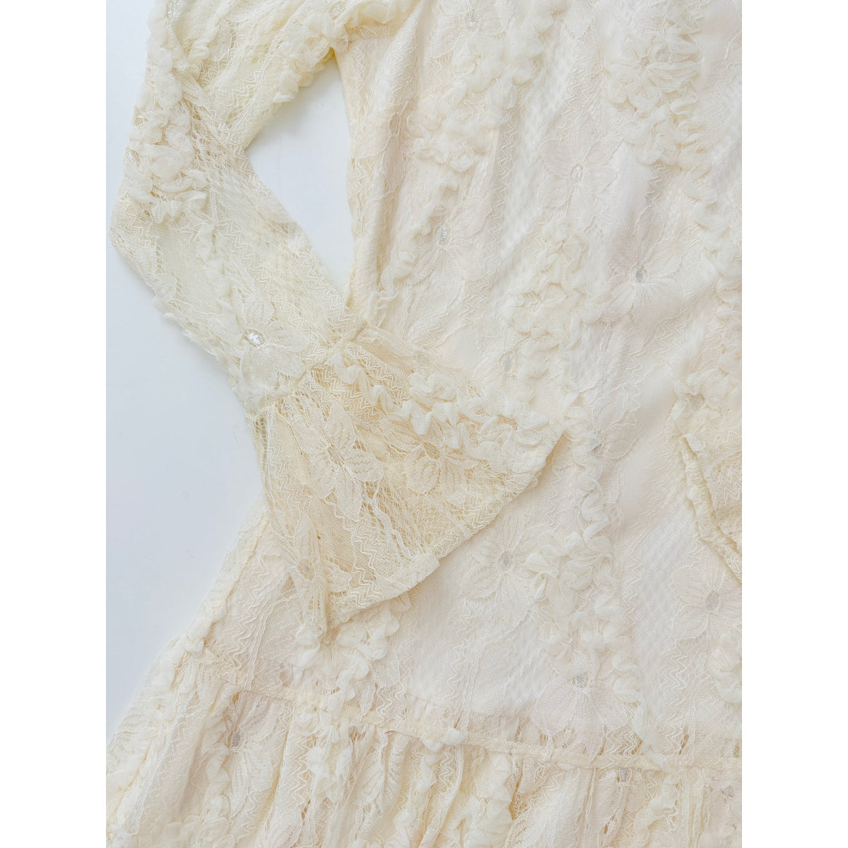 Lulus lace long sleeve mini dress - size medium