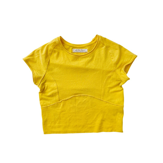 Free People yellow we the free protagonist top - size XS