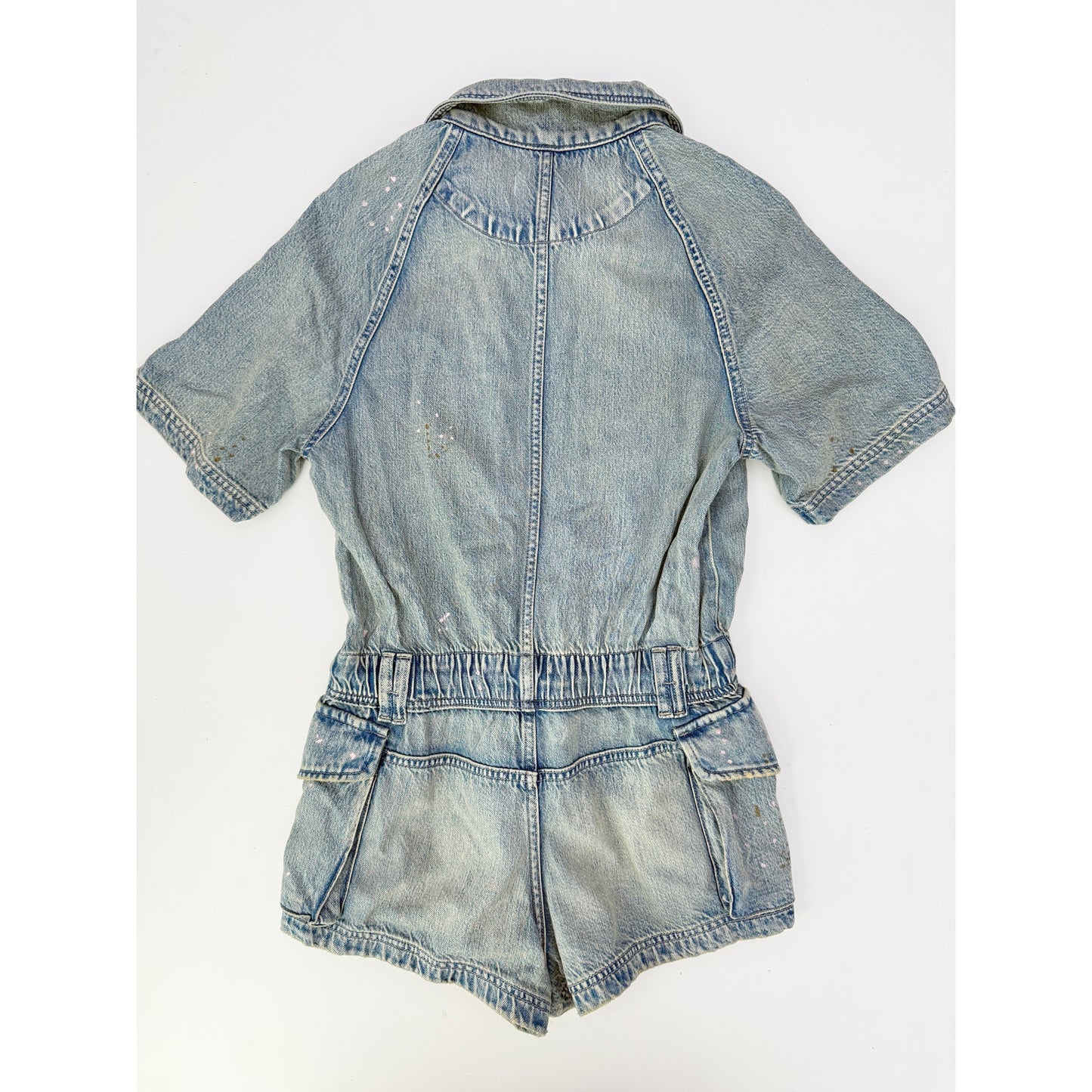 Free people denim romper - size small