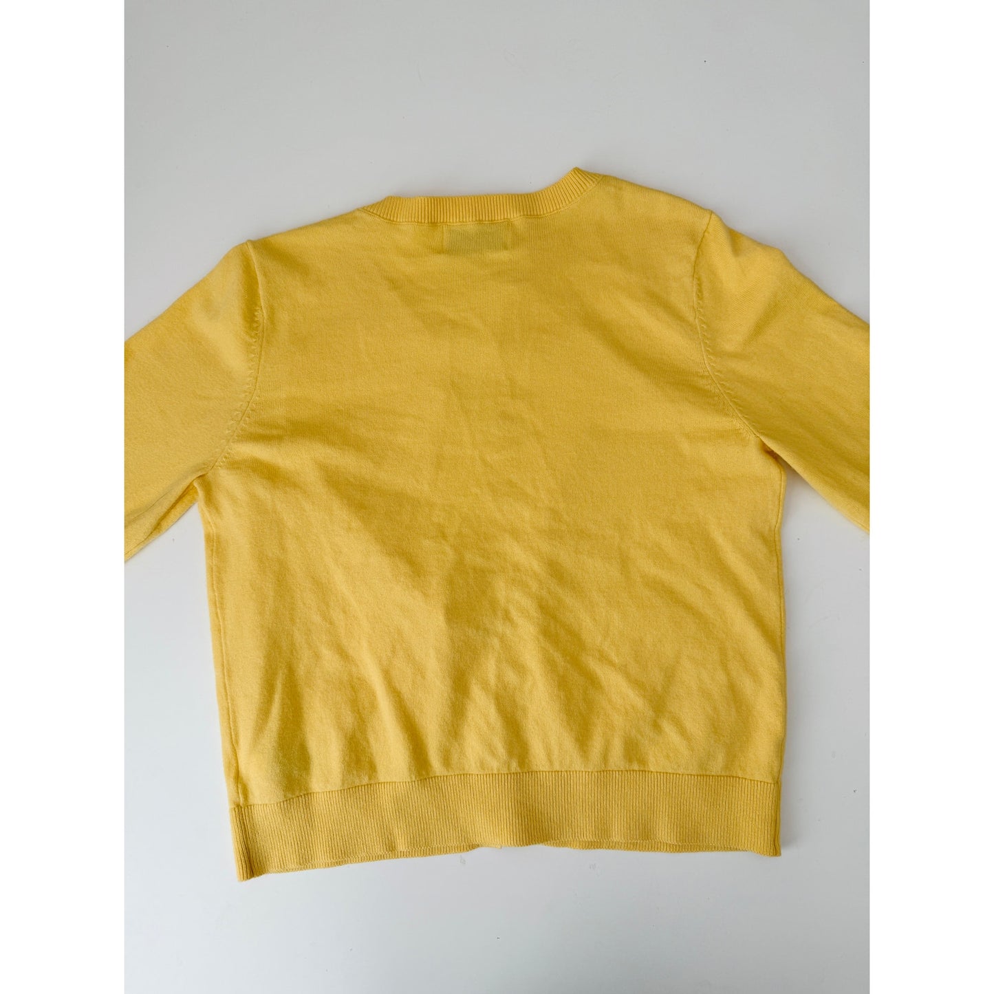 Old navy yellow button down cardigan - size medium