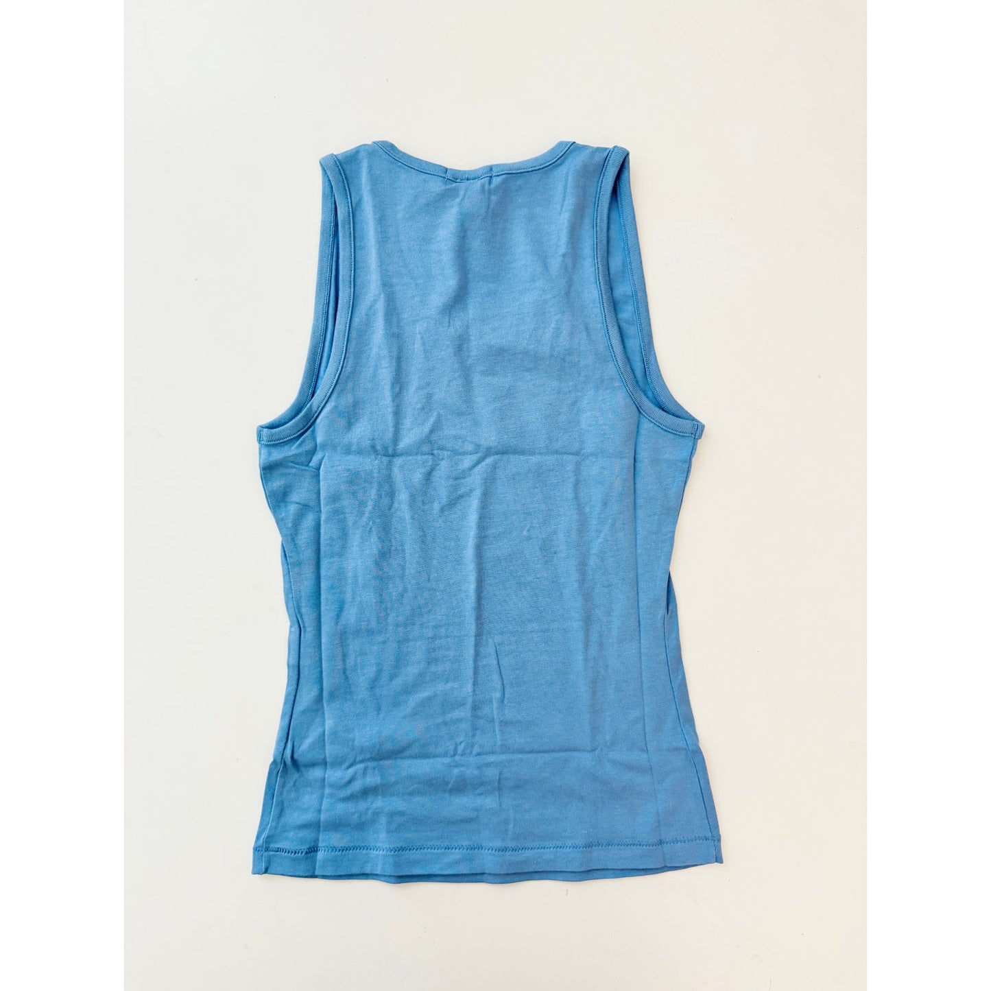 skims boyfriend long tank marina blue - size XS