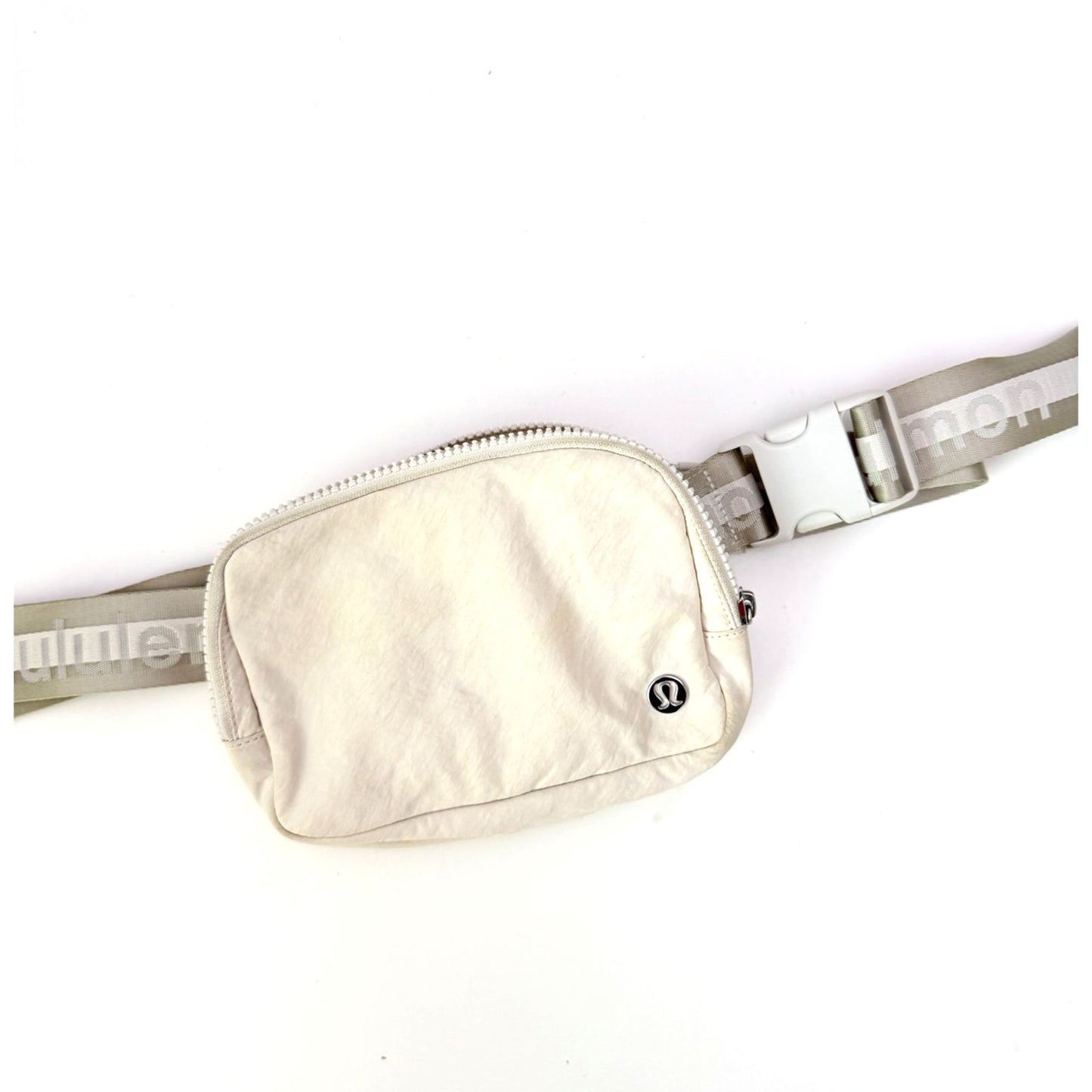 Lululemon ivory wordmark everwhere belt bag - 1L