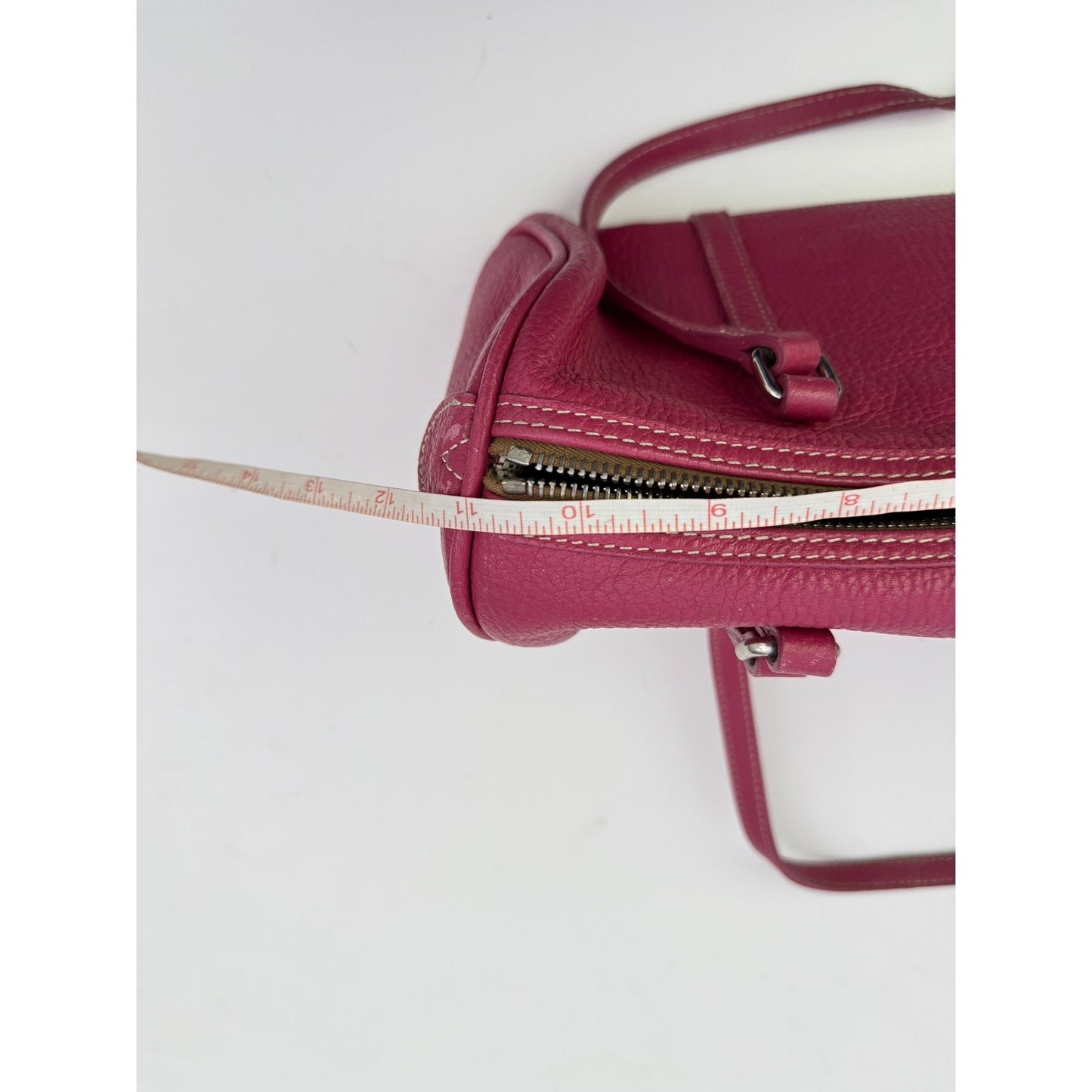 Vintage Dooney & Bourke pink barrel shoulder bag