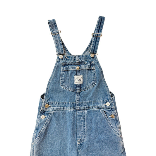 Lee denim straight leg overalls - size small
