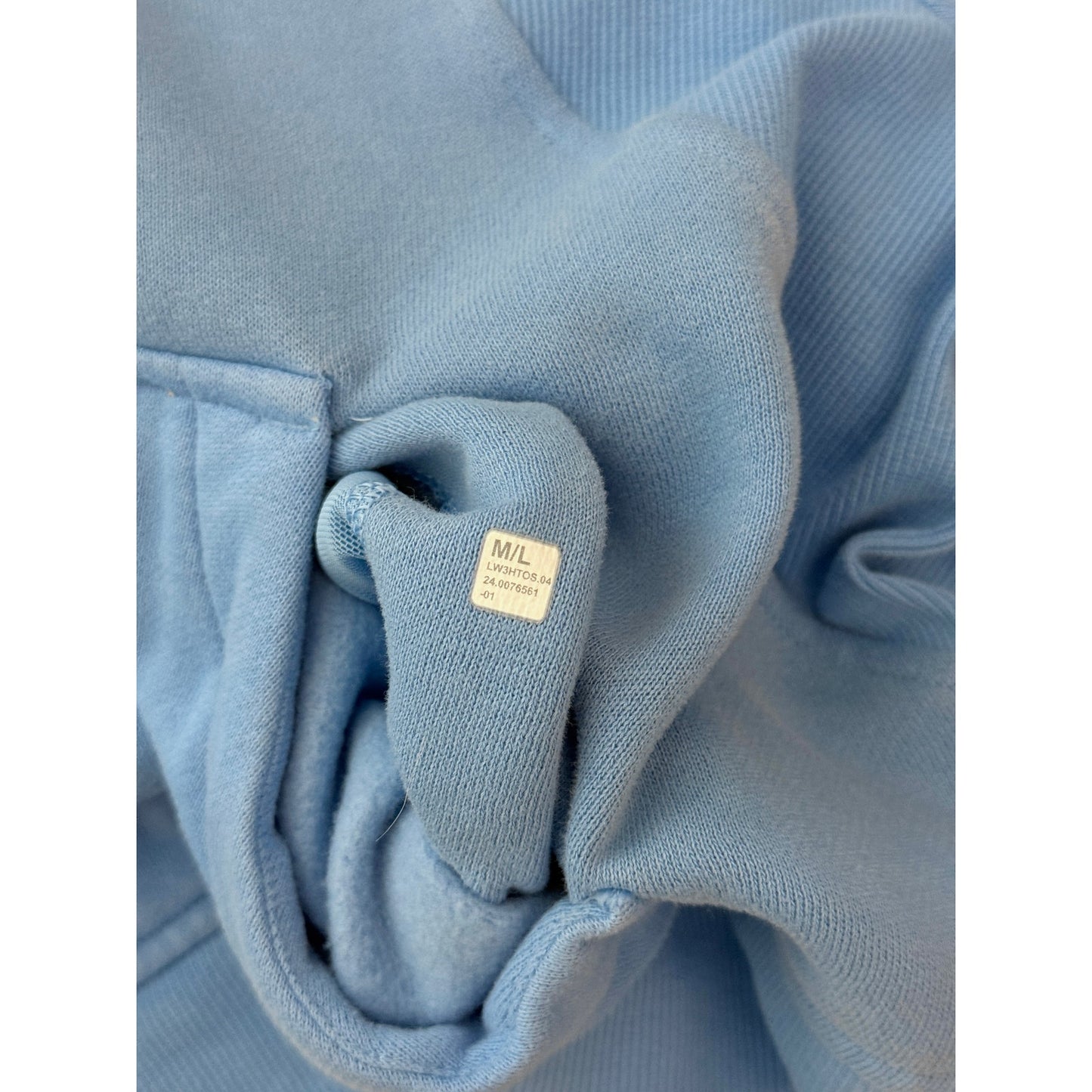lululemon aero blue 1/2 zip scuba hoodie - size M/L