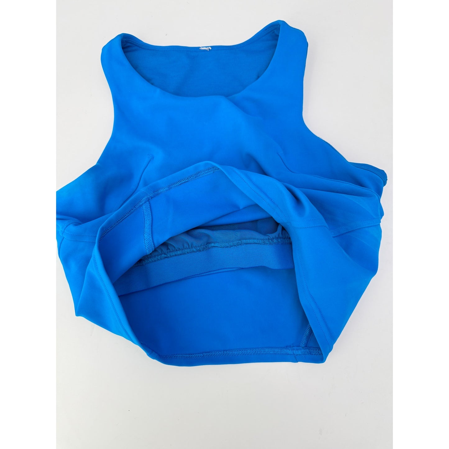 lululemon poolside blue high neck tank top - size 4