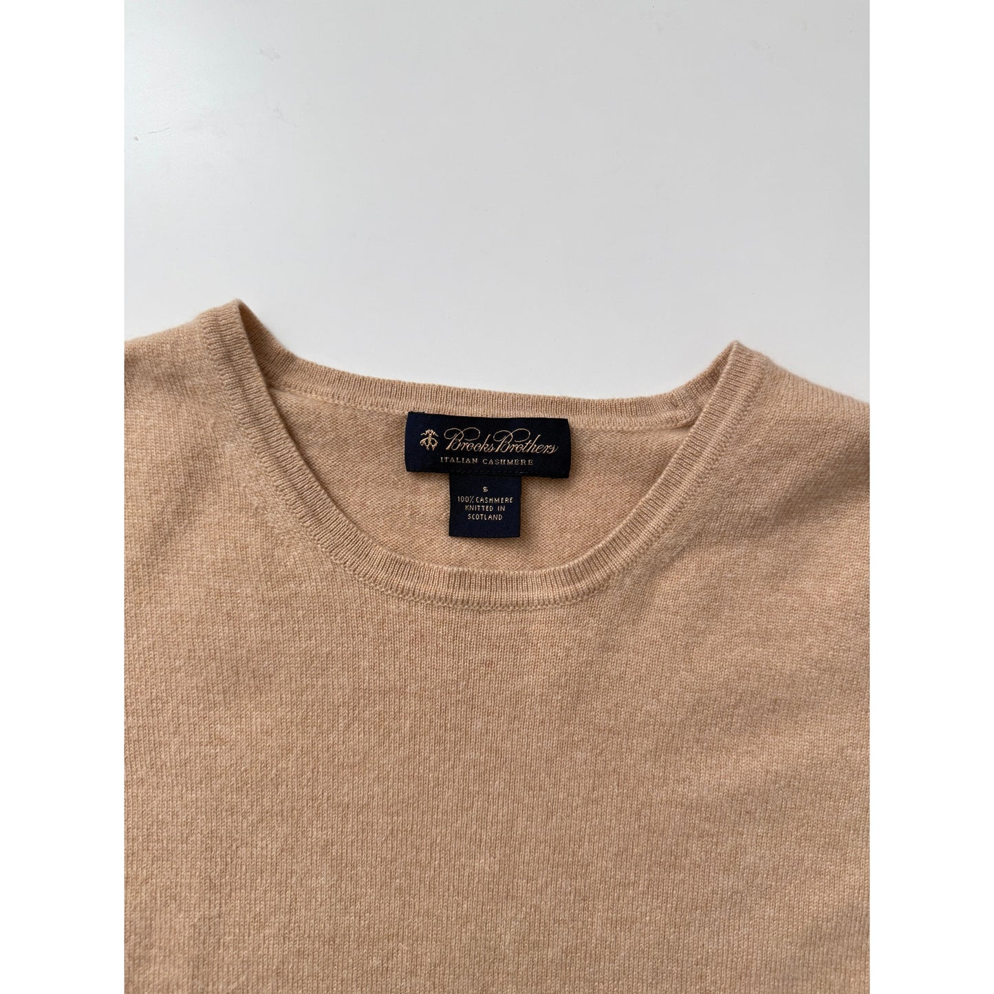 Brooks Brothers 100% cashmere short sleeve - size small