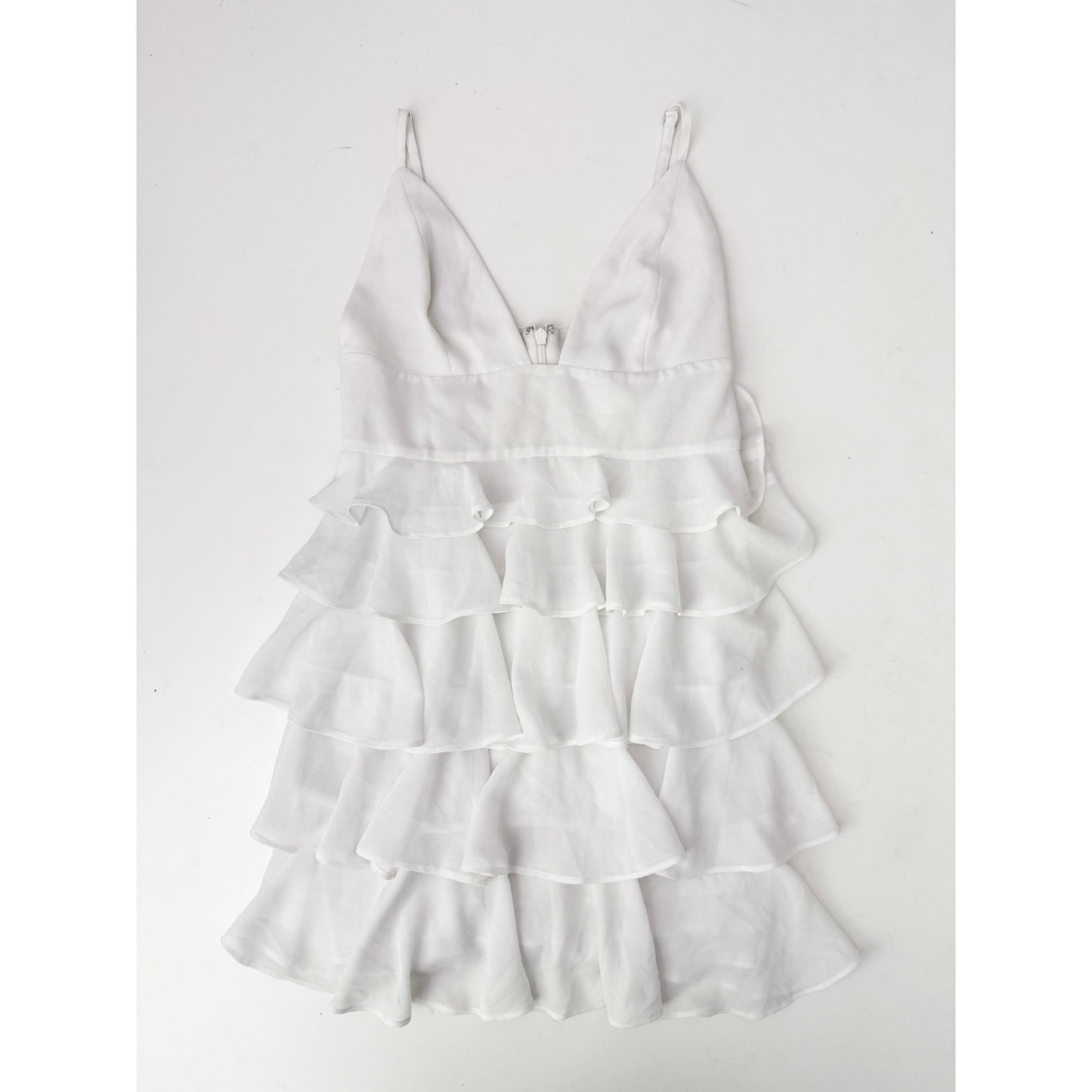 NBD Roxanne Ruffle Mini Dress - Size Small