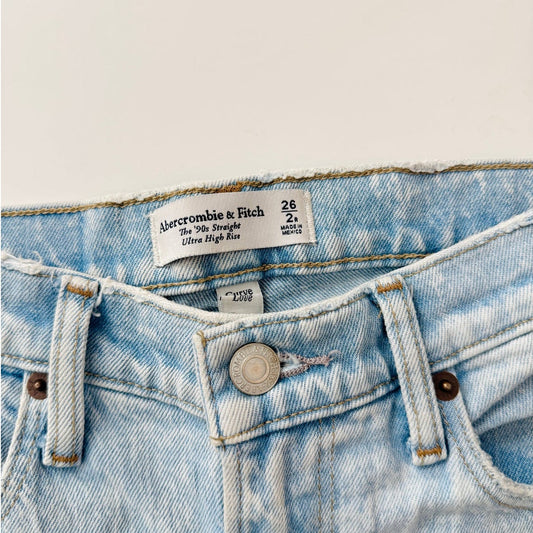Abercrombie 90's straight high rise - curve love 2/26 regular