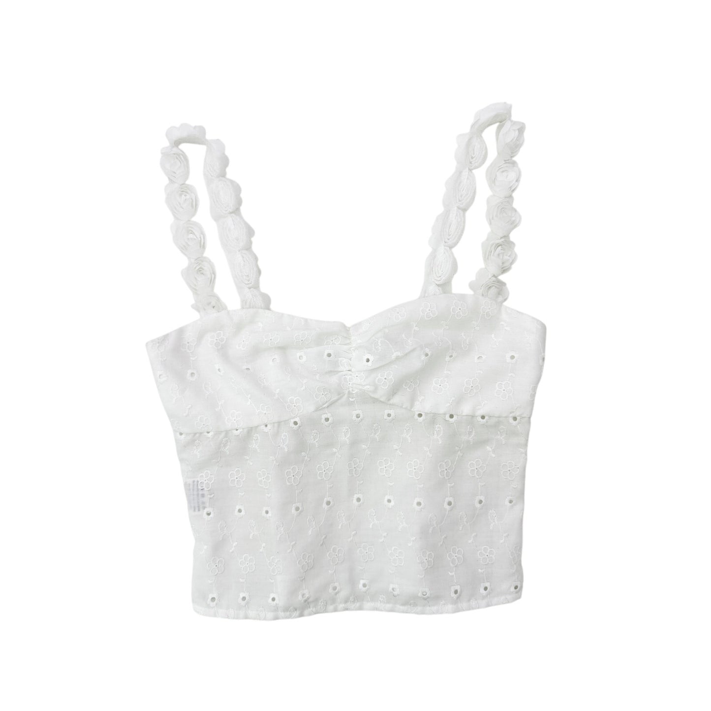 Princess polly franka white floral tank- size 0