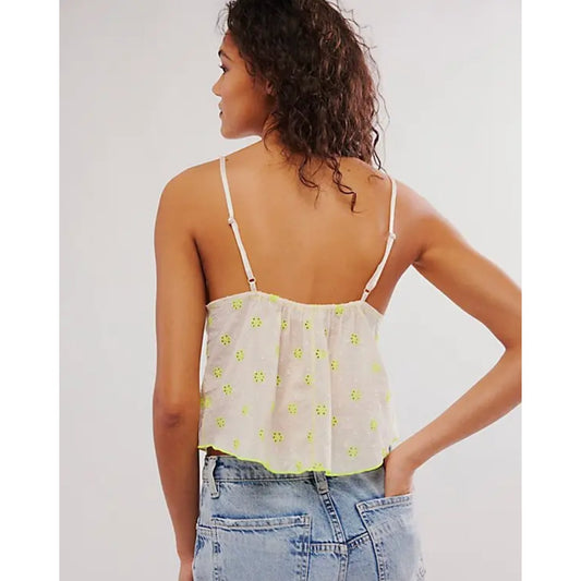 Free People catch the light eyelet tank - size large