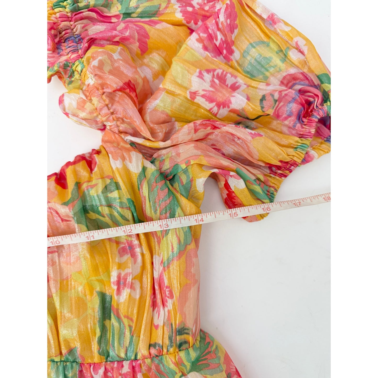 Lovers + Friends Floral Puff Sleeve Mini Dress - XS