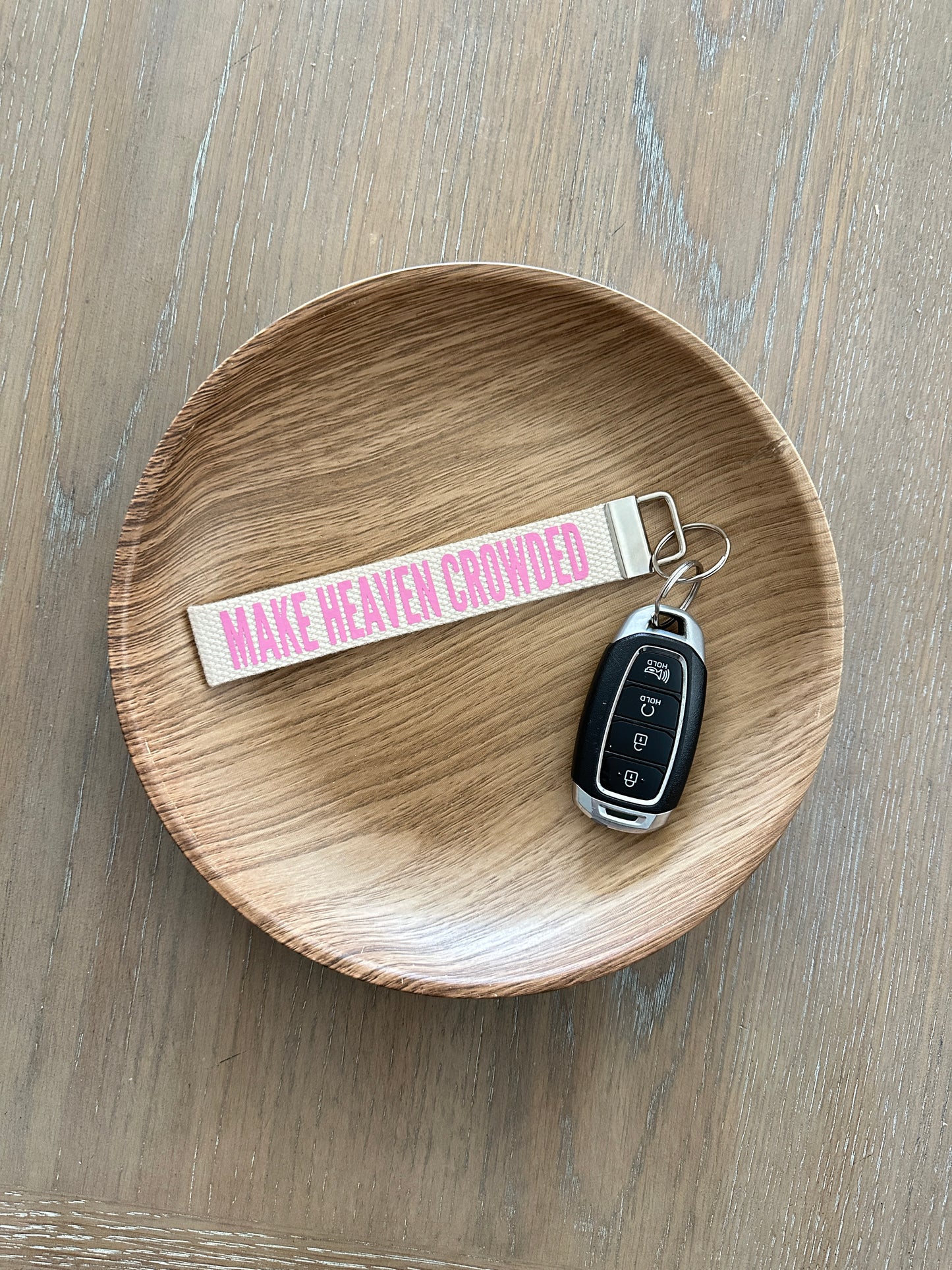 Christian wristlet keychain