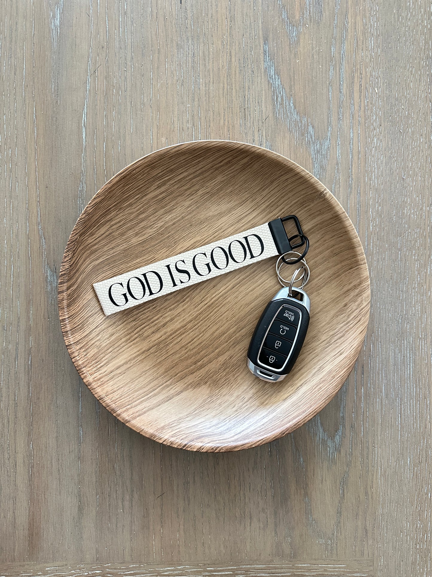 Christian wristlet keychain