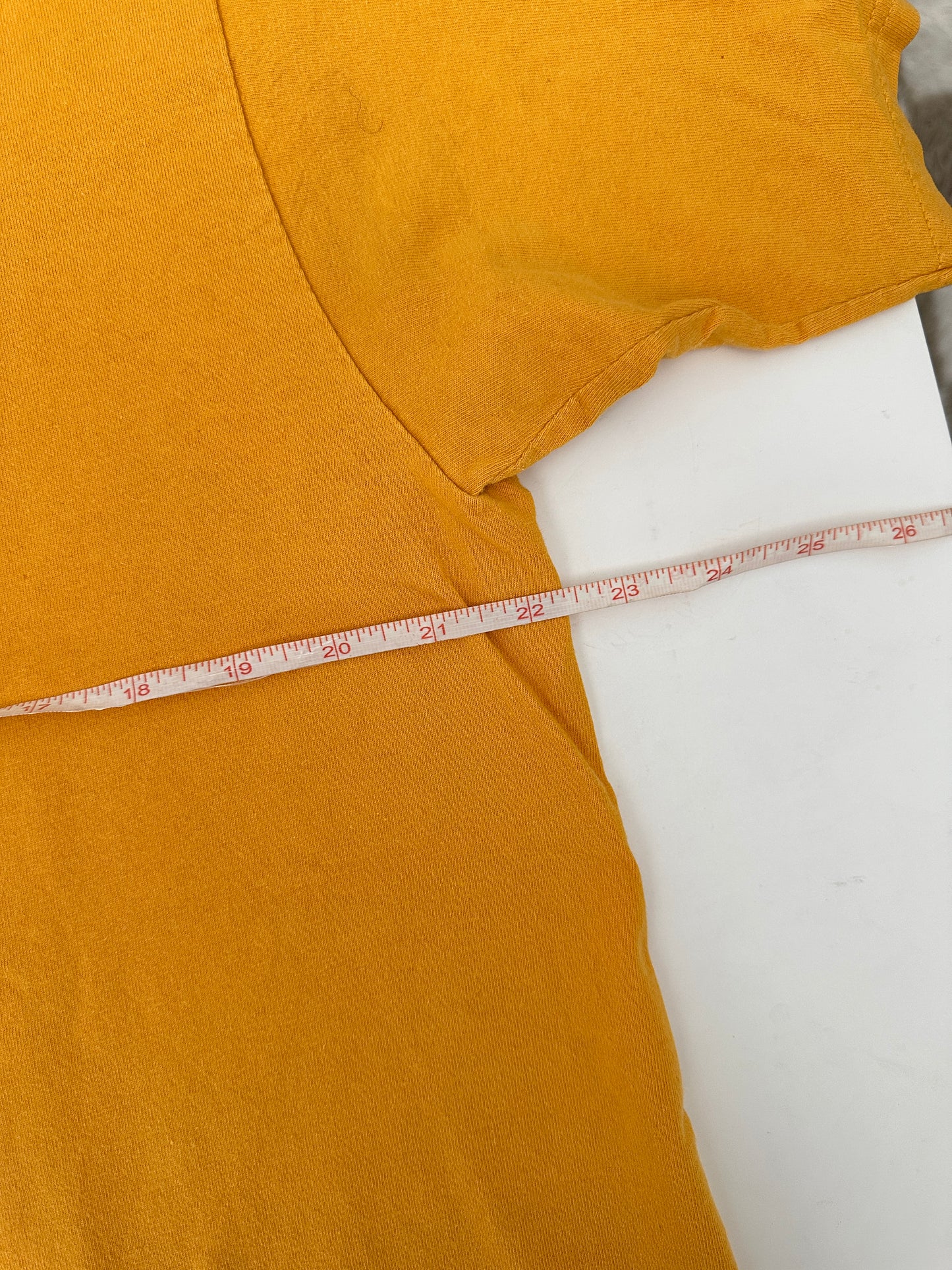 vintage yellow gold nike tee (size xl)