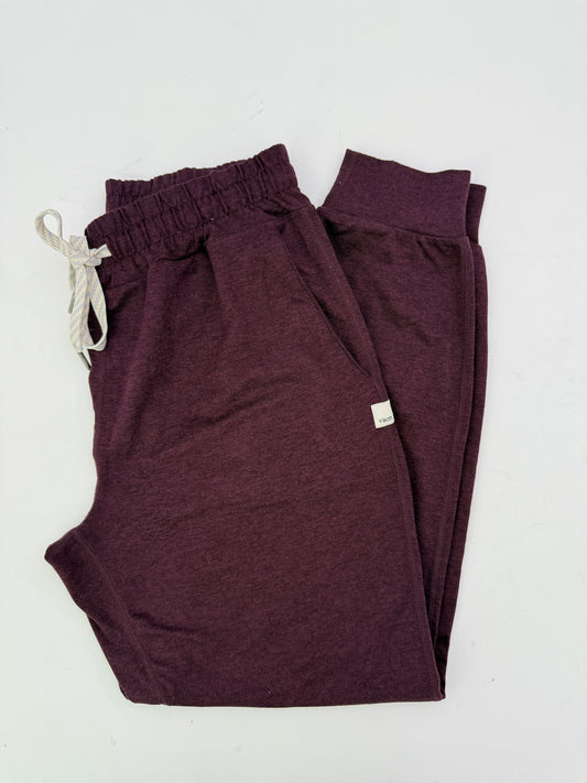 Vuori maroon halo performance joggers - size XS