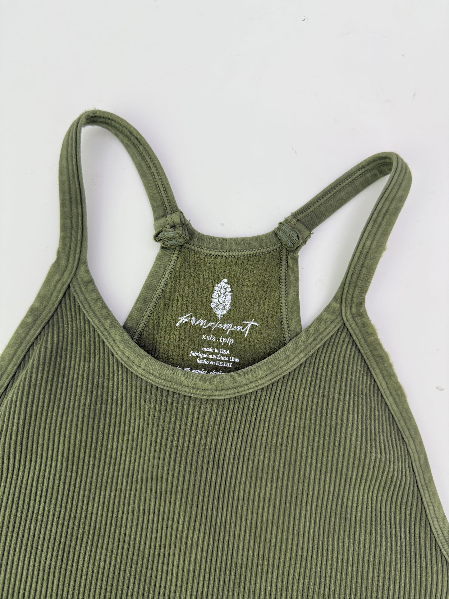 Free People Movement happiness runs ribbed tank - Size XS/S