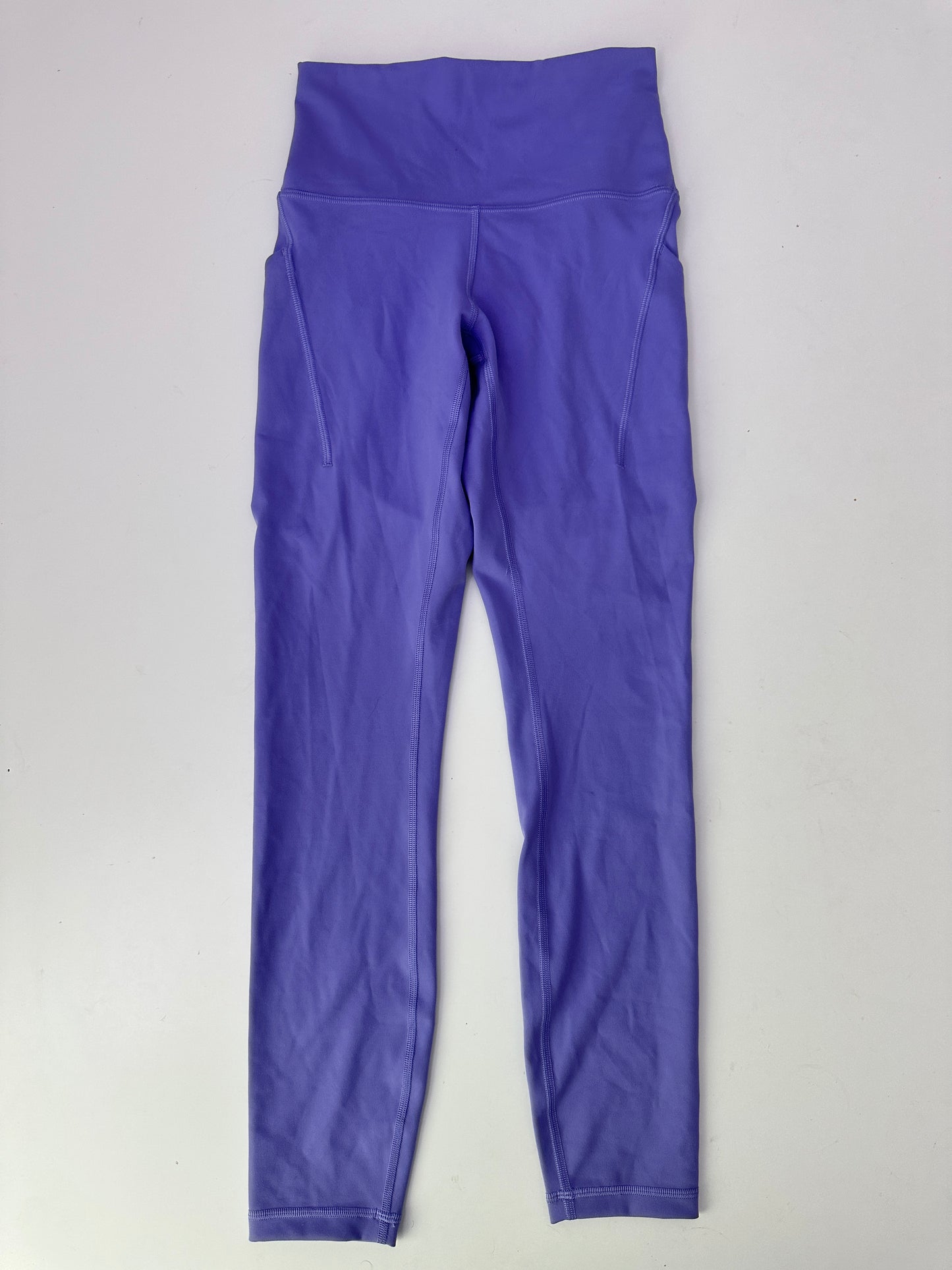 lululemon high rise wunder under leggings with pockets(size 4, 25" inseam)