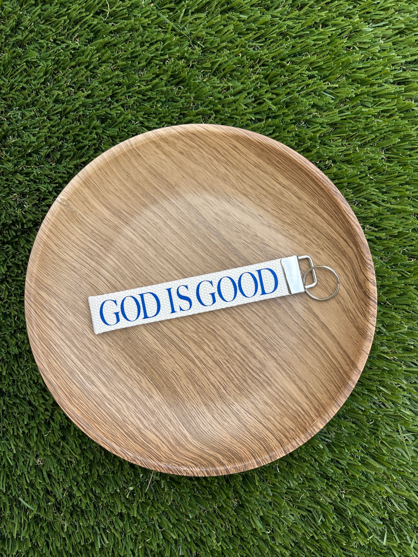 Christian wristlet keychain