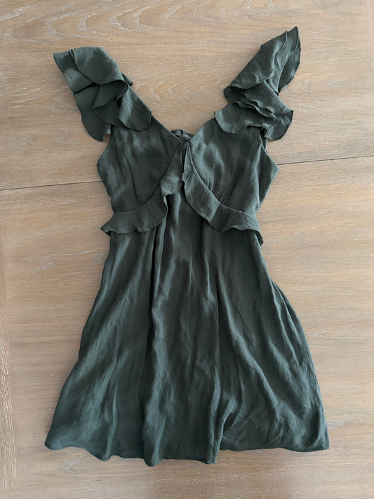 Mi Ami green mini dress (size small)