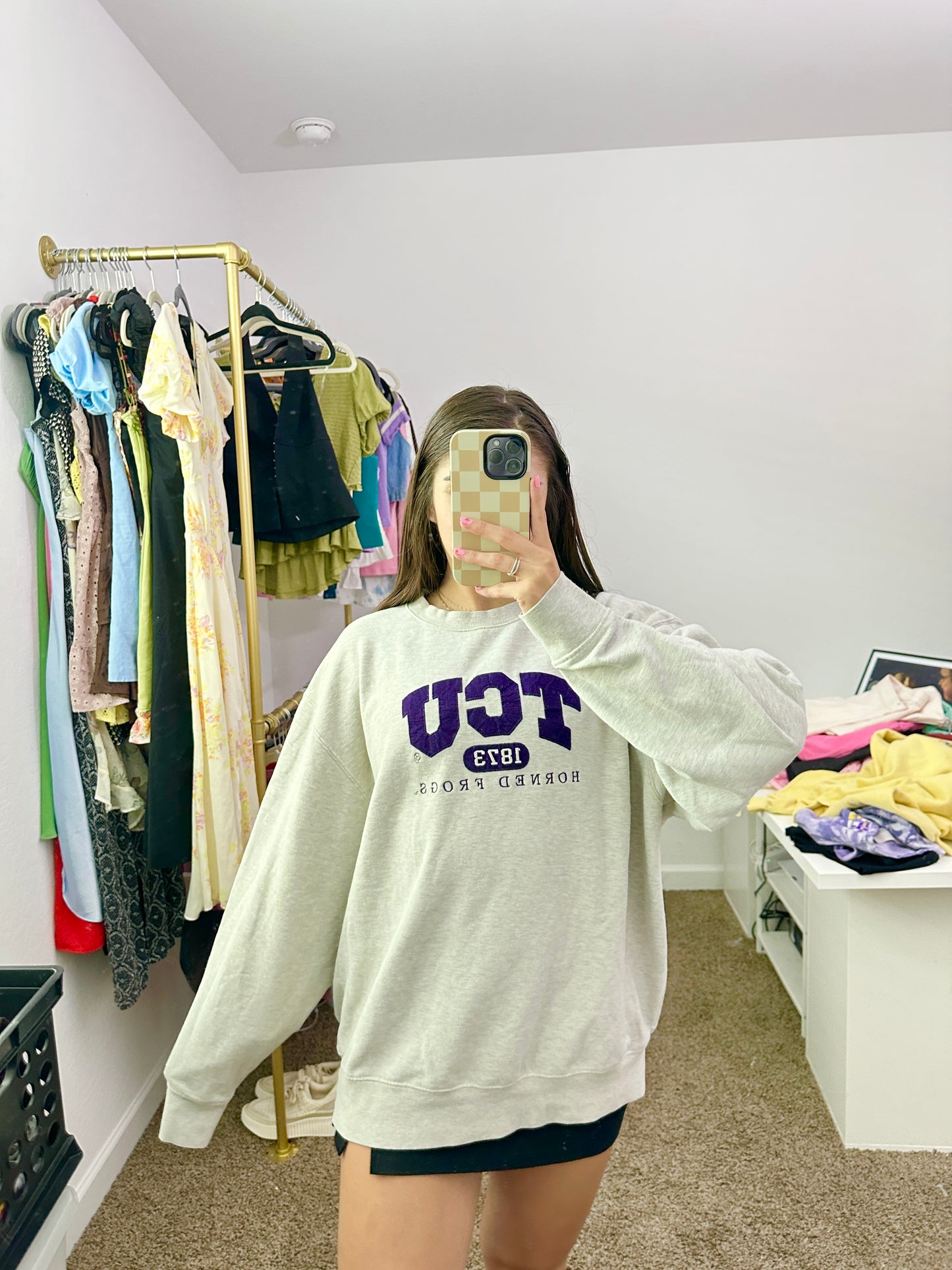 vintage TCU crewneck (size XL)