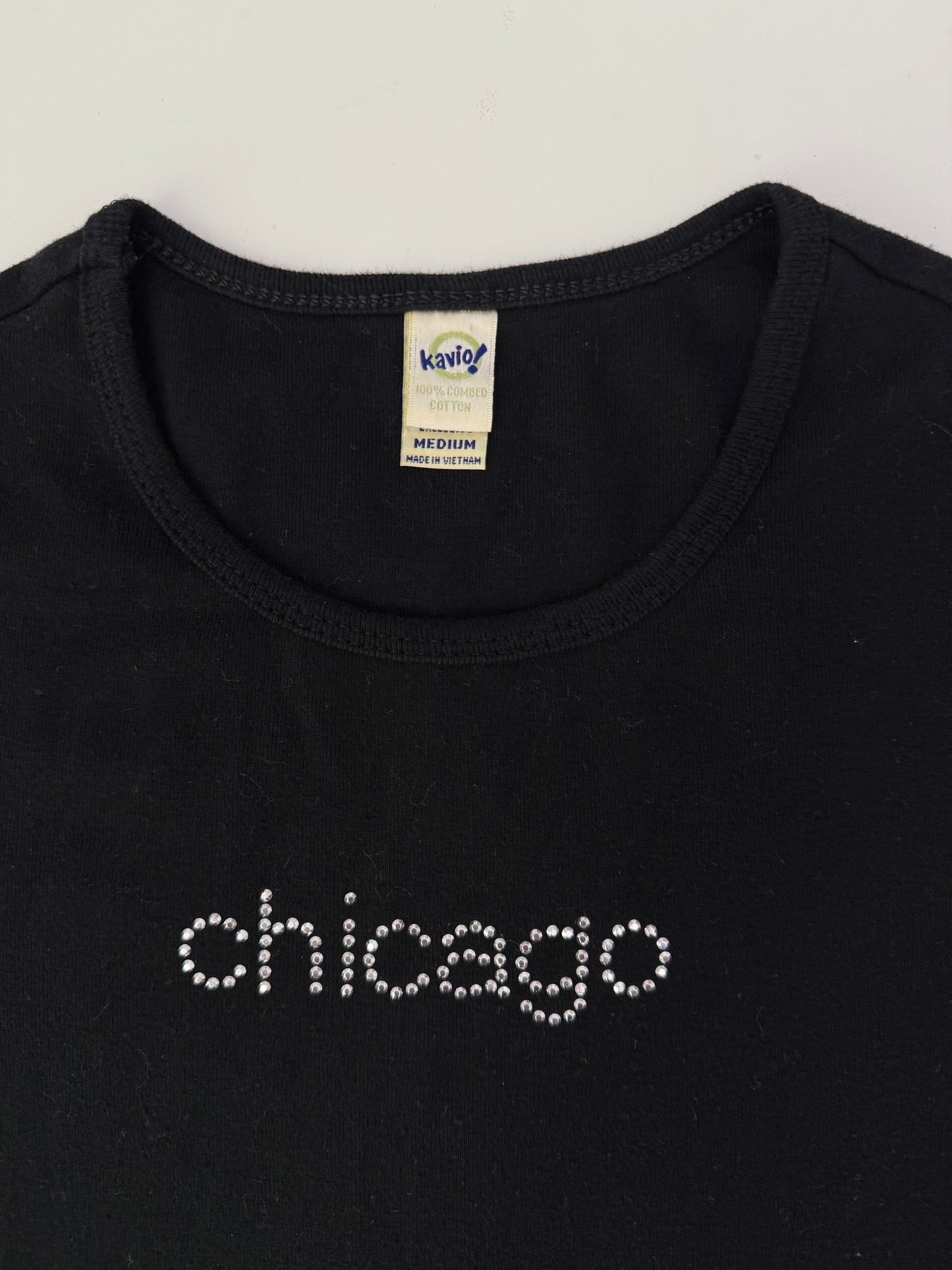 vintage Chicago rhinestone tee (size medium)