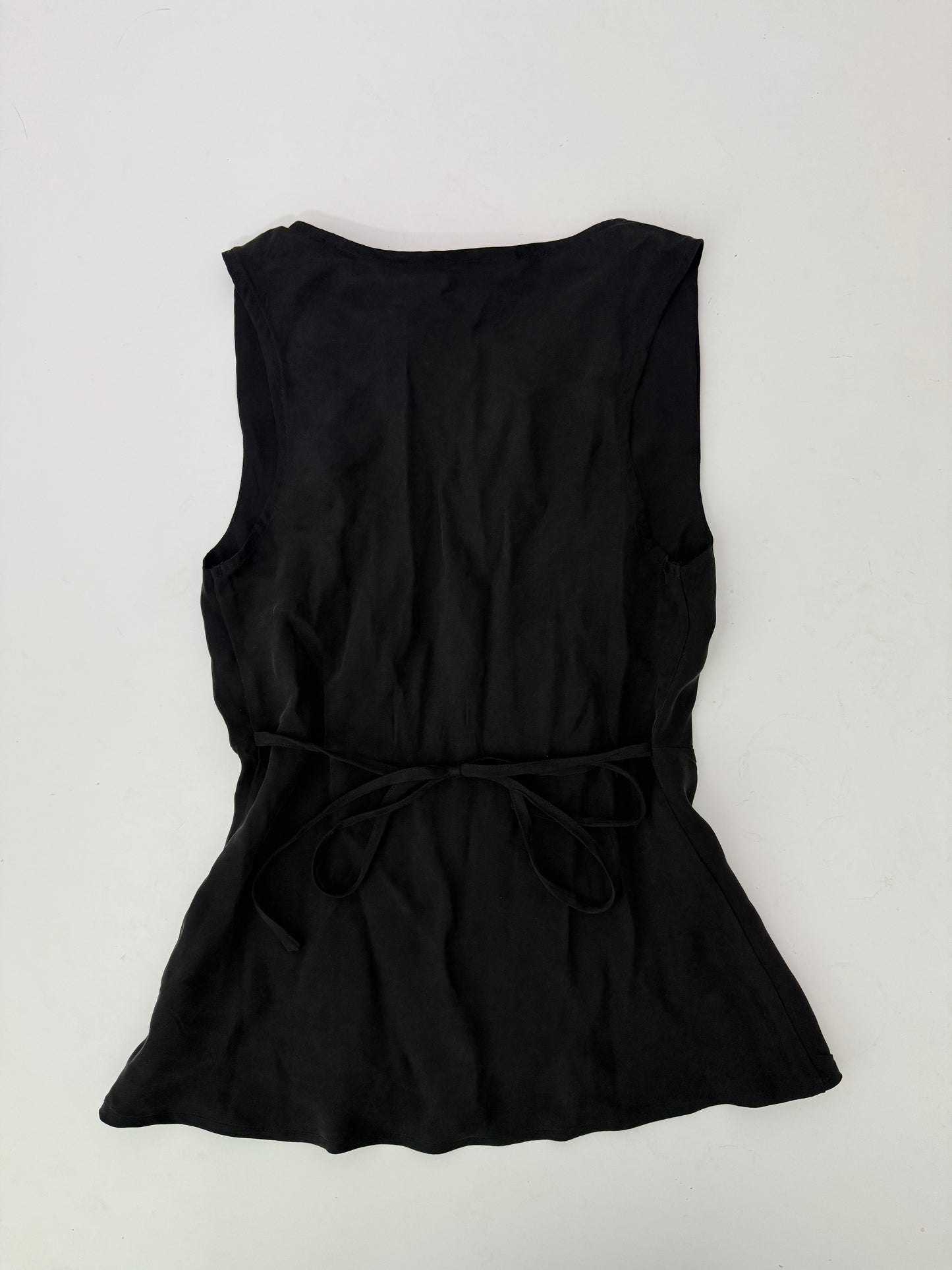 glassons black plunge neck tank (size 6)