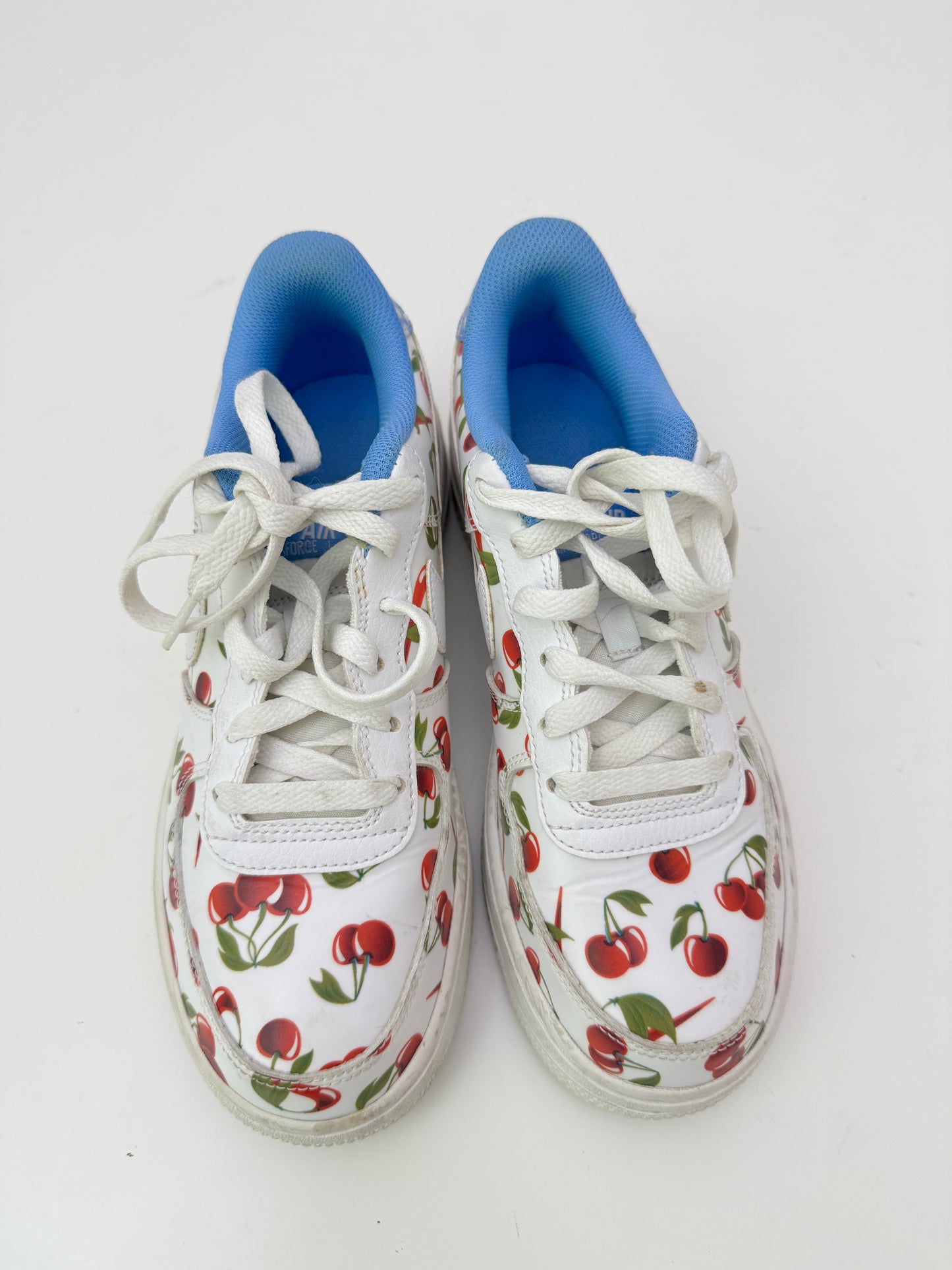 Nike cherry Air Force one sneakers (5.5Y/7W)