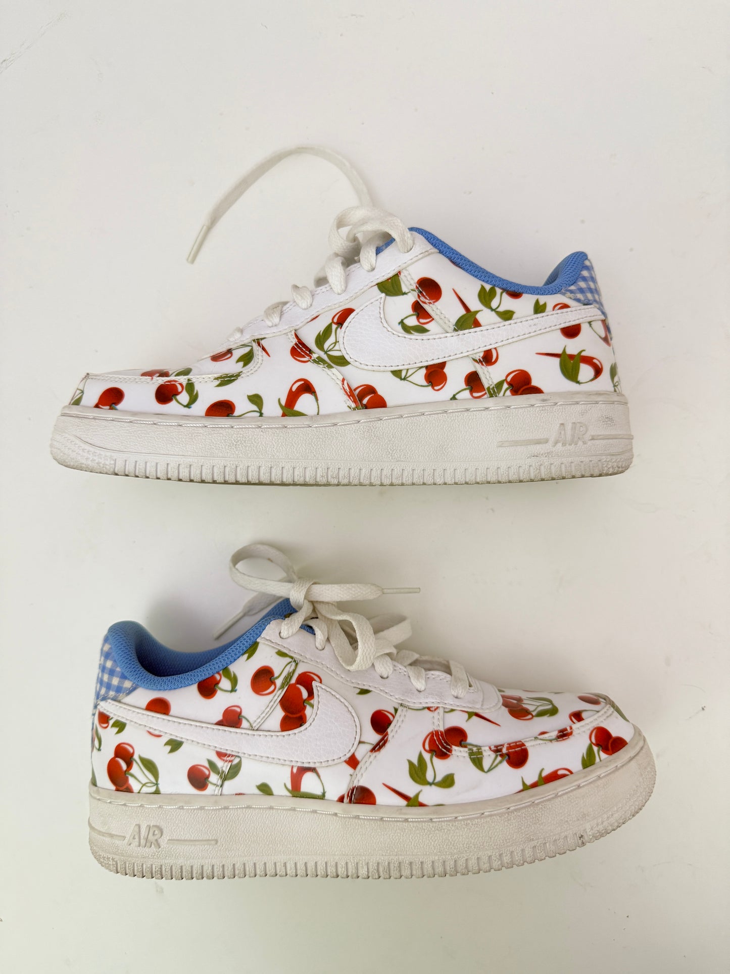 Nike cherry Air Force one sneakers (5.5Y/7W)