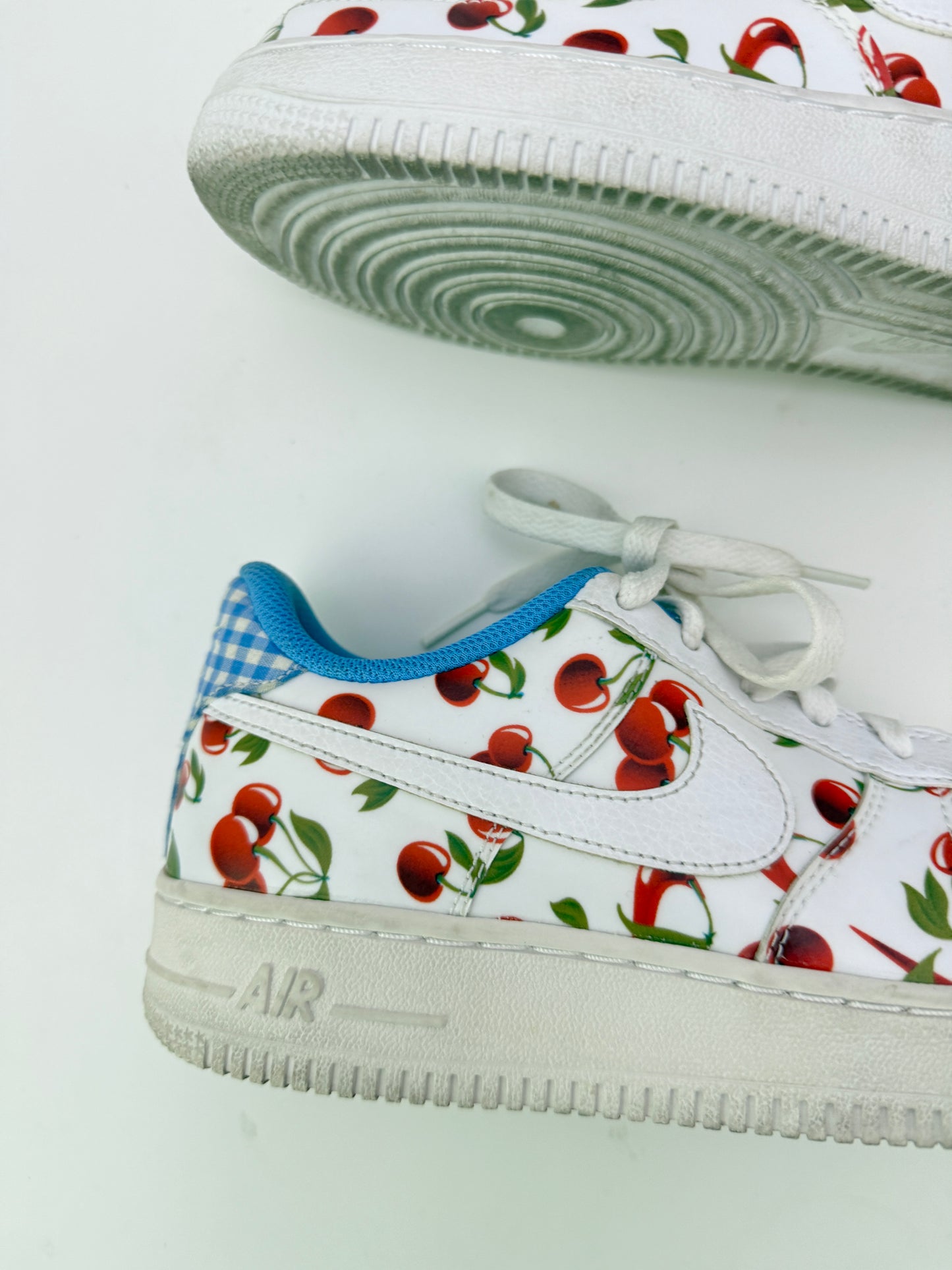 Nike cherry Air Force one sneakers (5.5Y/7W)