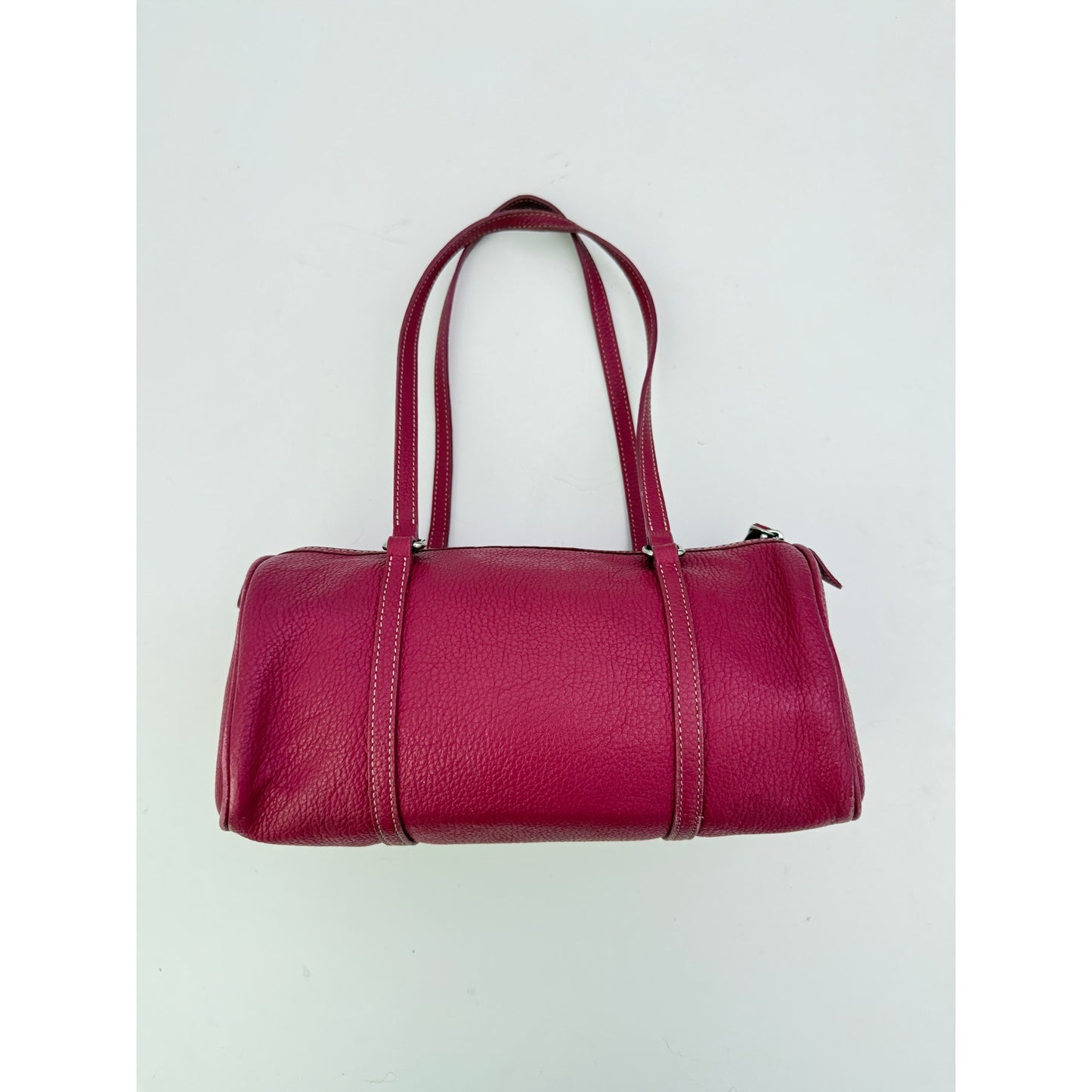 Vintage Dooney & Bourke pink barrel shoulder bag