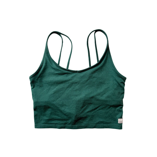 Vuori green halo performance tank - size large
