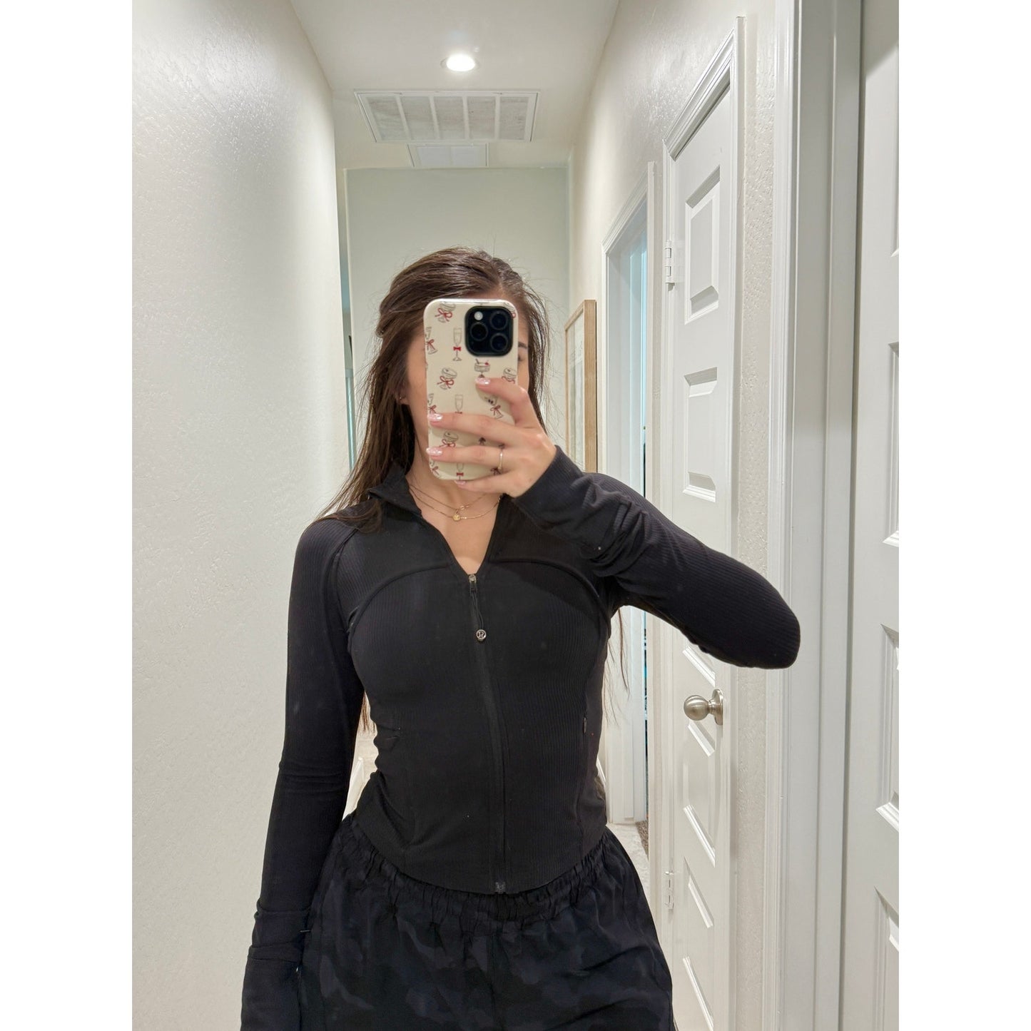 lululemon ribbed cropped define jacket - size 4