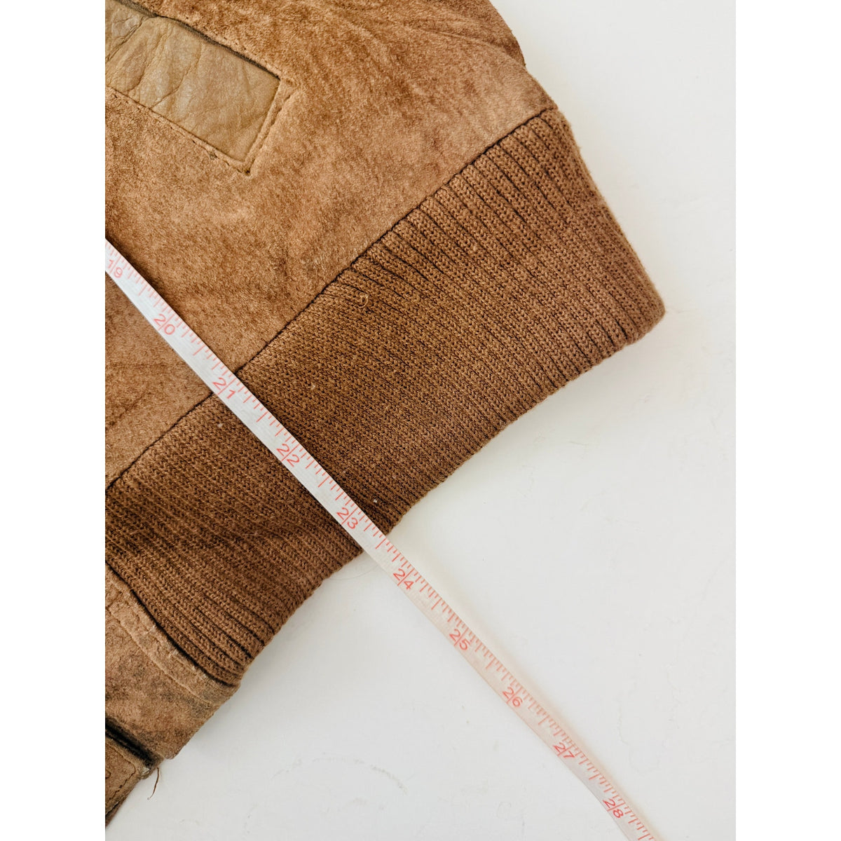 Vitnage ADA brown leather bomber jacket - size medium