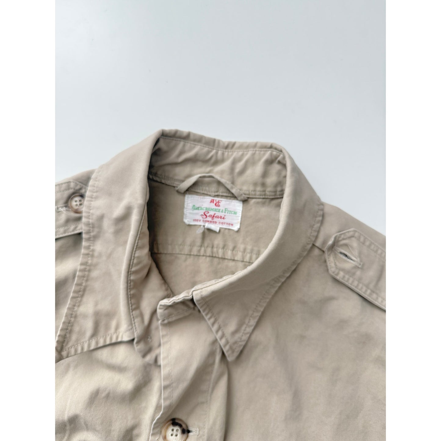 Vintage abercrombie and fitch safari utility jacket - size small