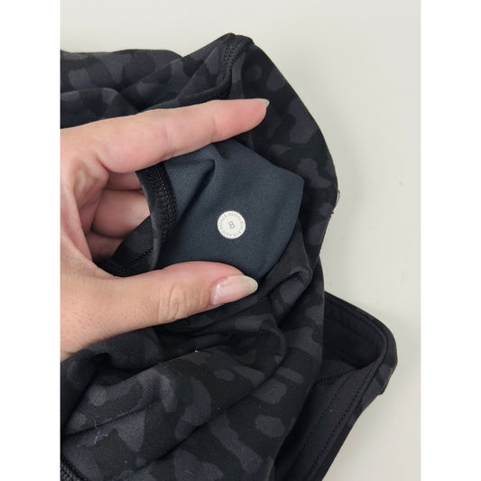 Lululemon camo print Invigorate High-Rise Tight - size 8, 25"