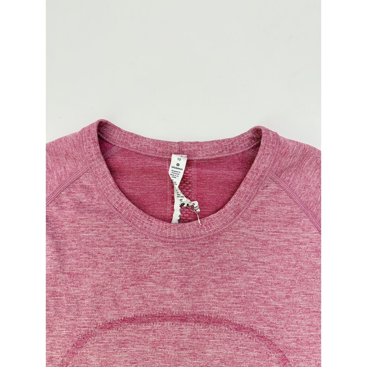 Lululemon pink swiflty tech long sleeve - size 10