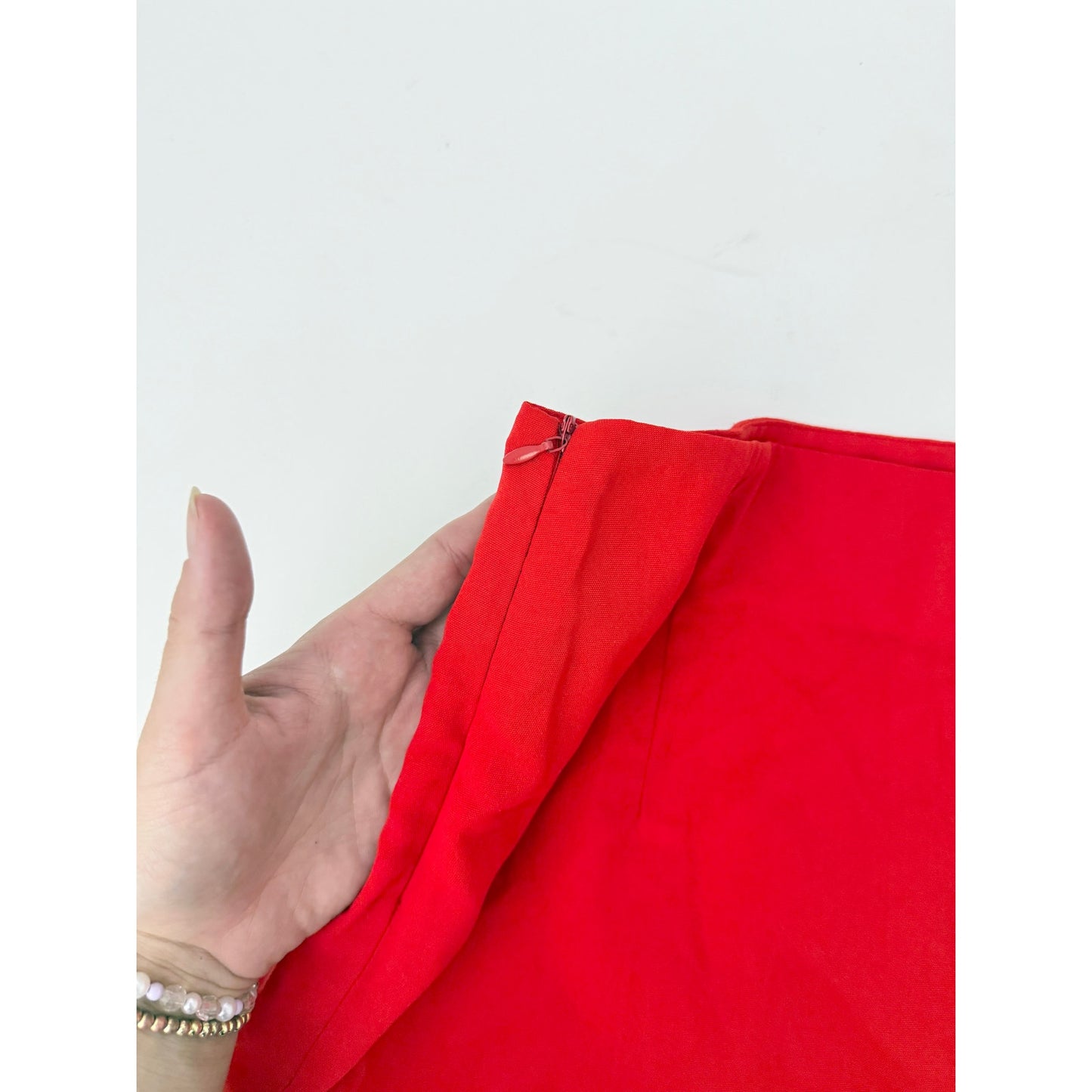 Princess Polly red mini skirt- size 4