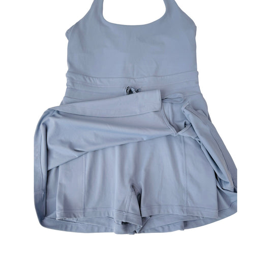 Blogilates blue halter athletic dress - size xsmall