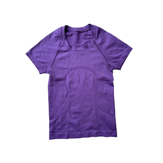 Lululemon atomic purple short sleeve swiftly tech - size 0